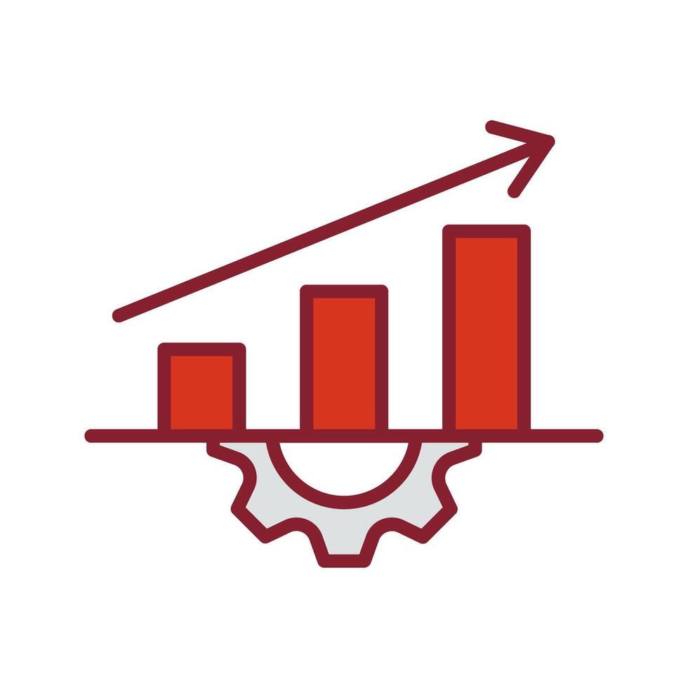 Performance Metrics Icon Design vector