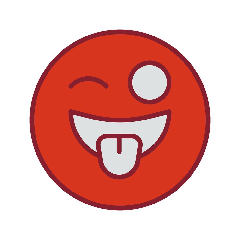 Zany Face Icon Design vector