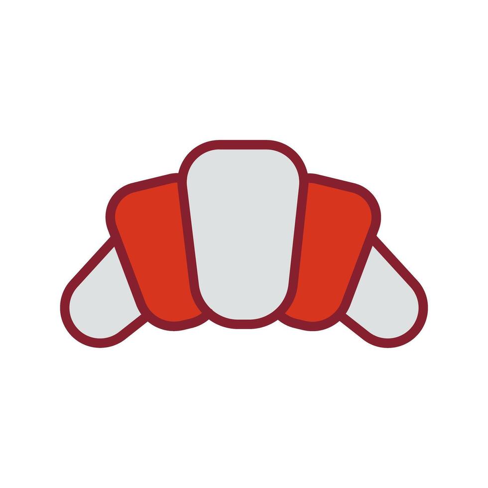Croissant Icon Design vector