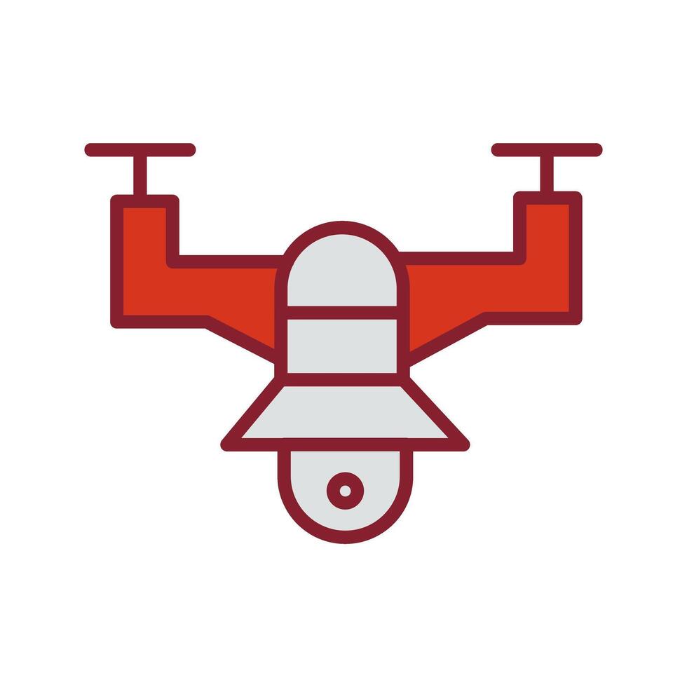 Drone Photography Icon Design vector