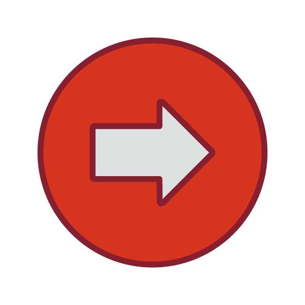Right Arrow Icon Design vector