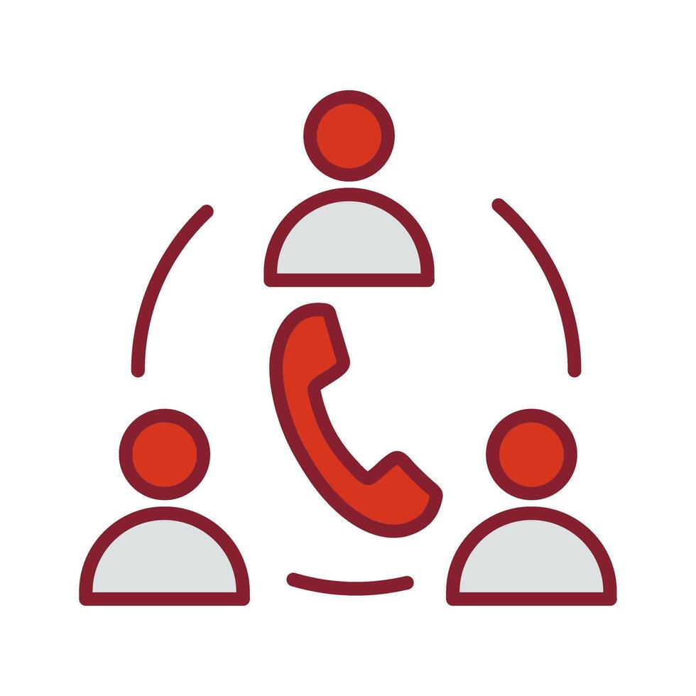 Contact Team Icon Design vector