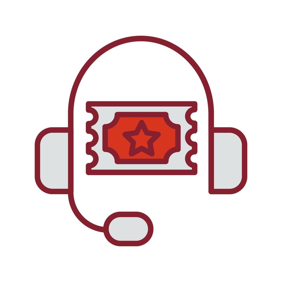 Support Ticket Icon Design vector