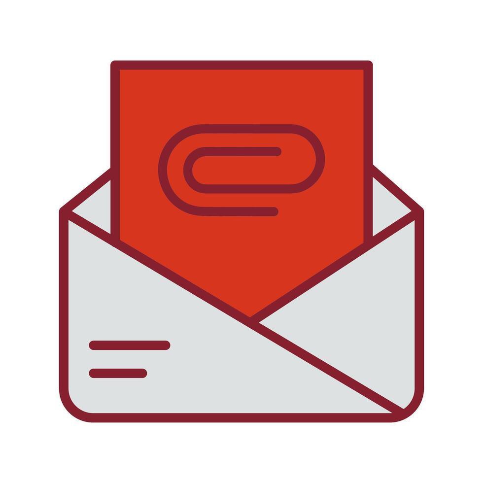 Attachment Clip Icon Design vector