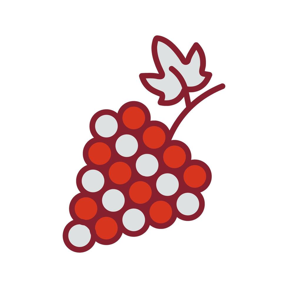 Grapes Icon Design vector
