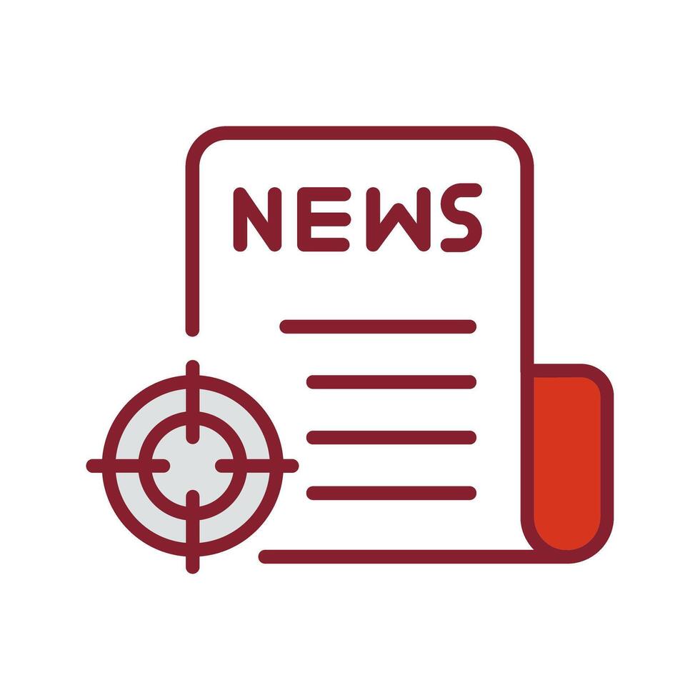 News Scoop Icon Design vector