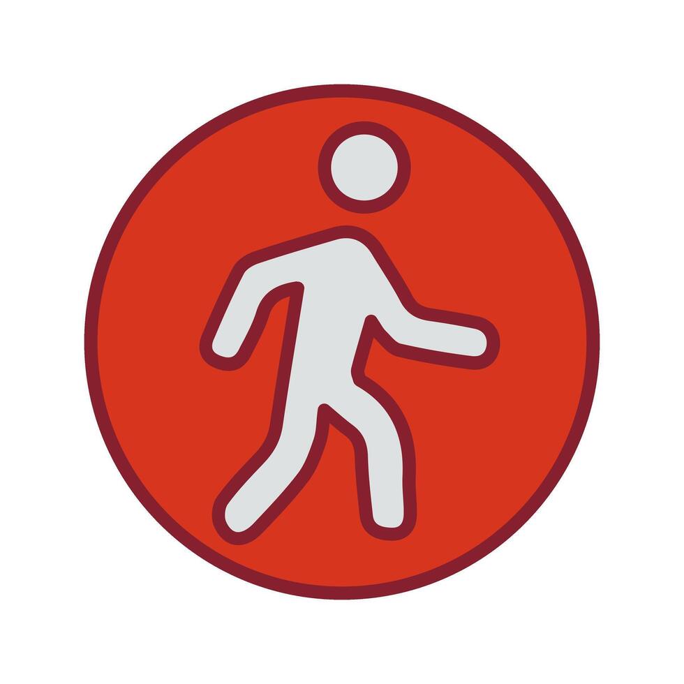 Person Walking Icon Design vector