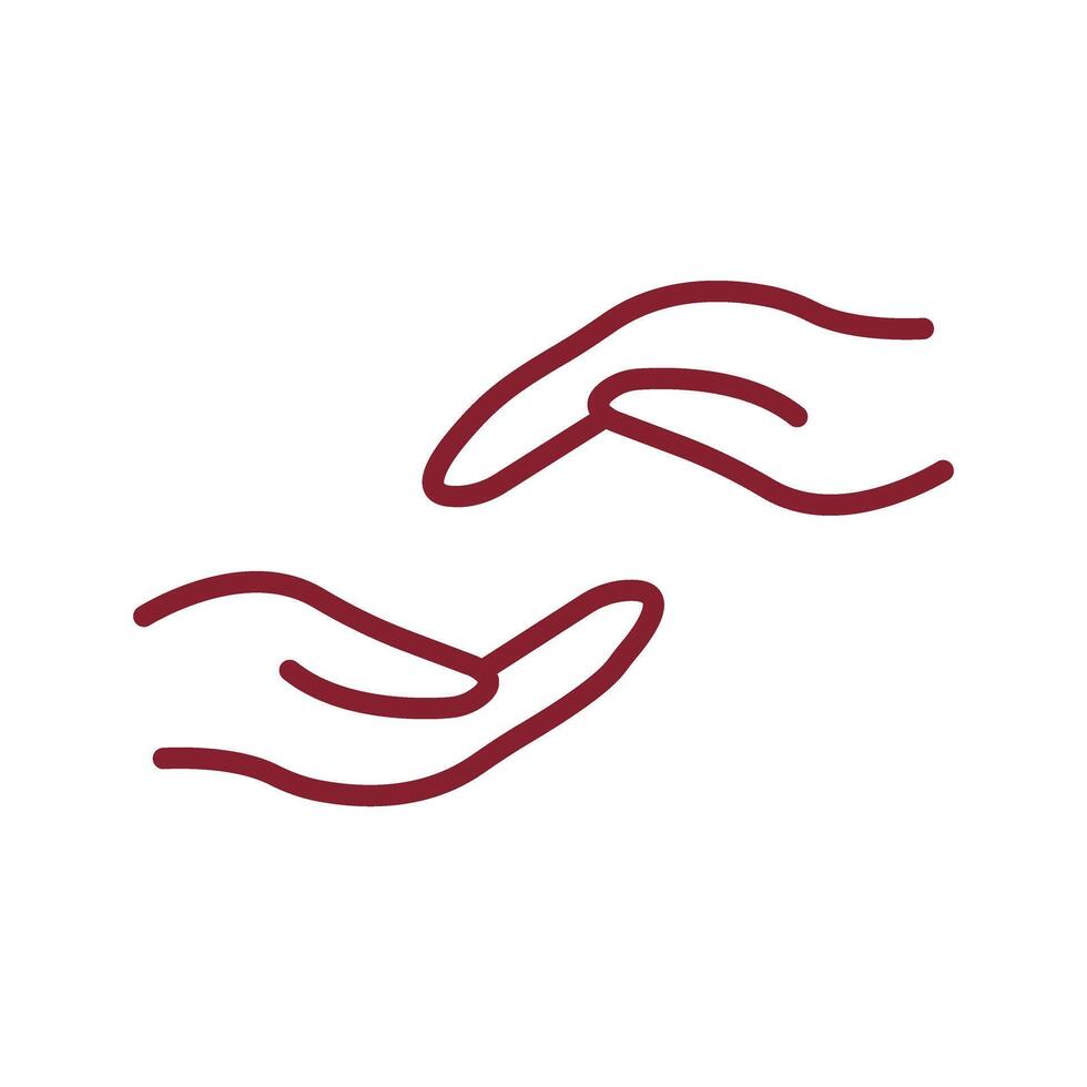 Supportive Hand Icon Design vector