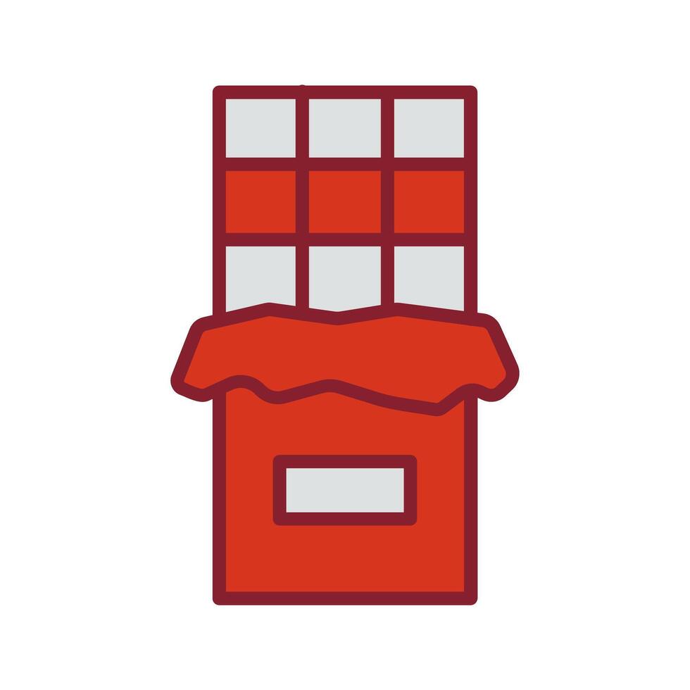 Chocolate Bar Icon Design vector