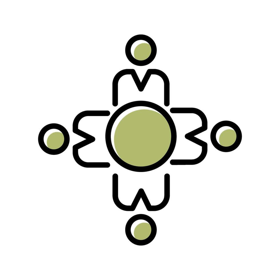 Work Culture Icon Design vector