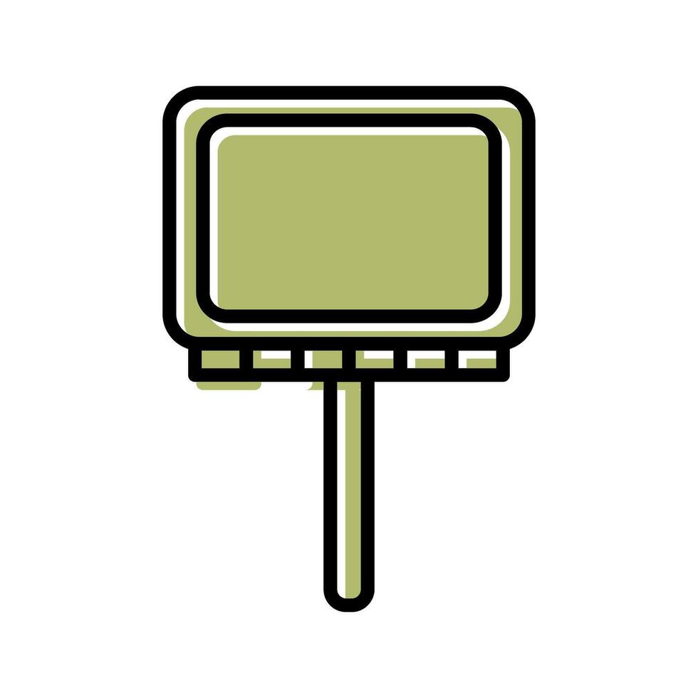 Billboard Icon Design vector