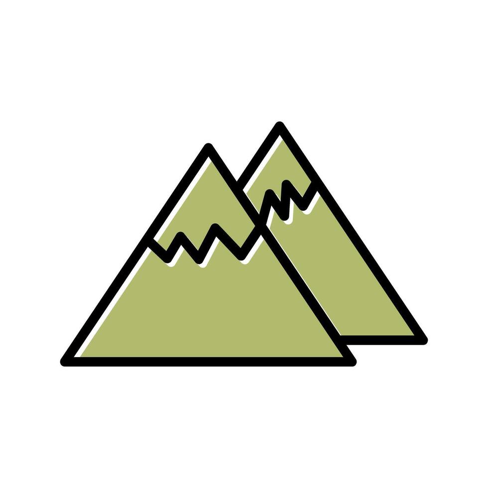 Mountain Icon Design vector