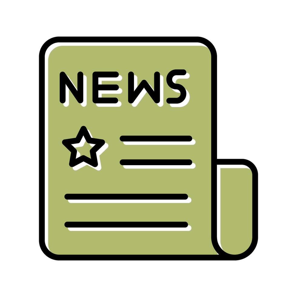 News Headlines Icon Design vector