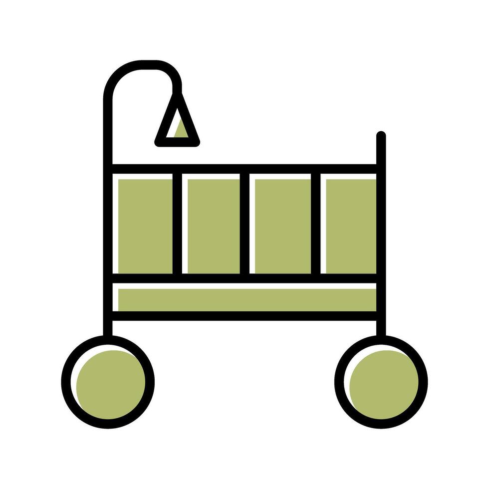 Nursery Decor Icon Design vector