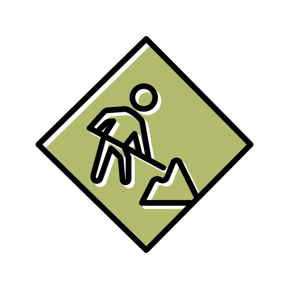 Construction Sign Icon Design vector