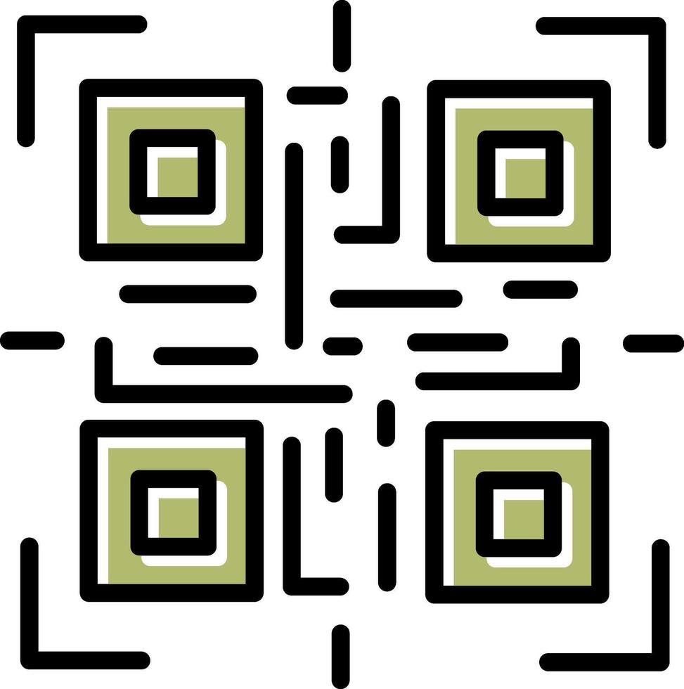 QR Code Reader Icon Design vector