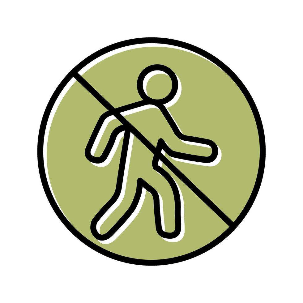 No Entry Sign Icon Design vector