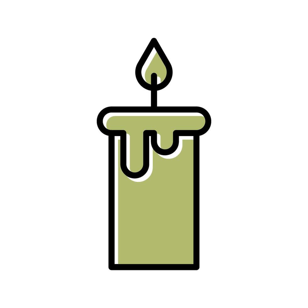 Candle Icon Design vector
