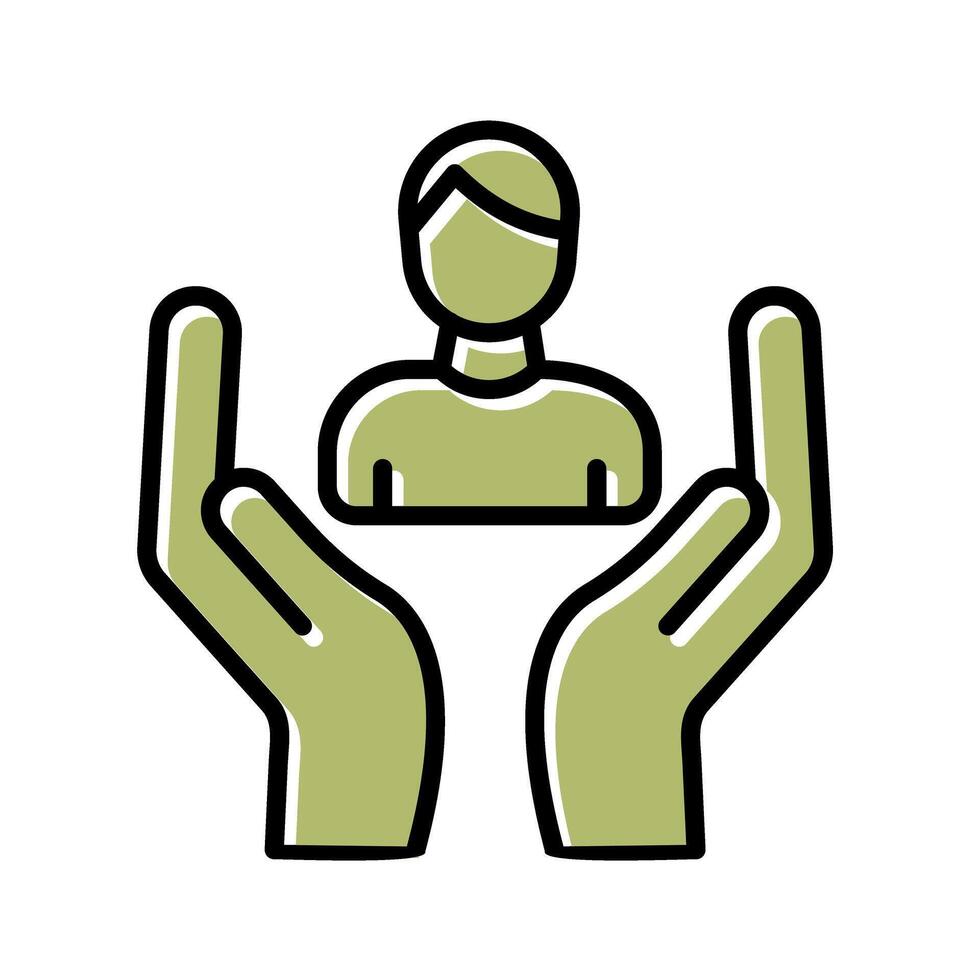 Employee Insurance Icon Design vector