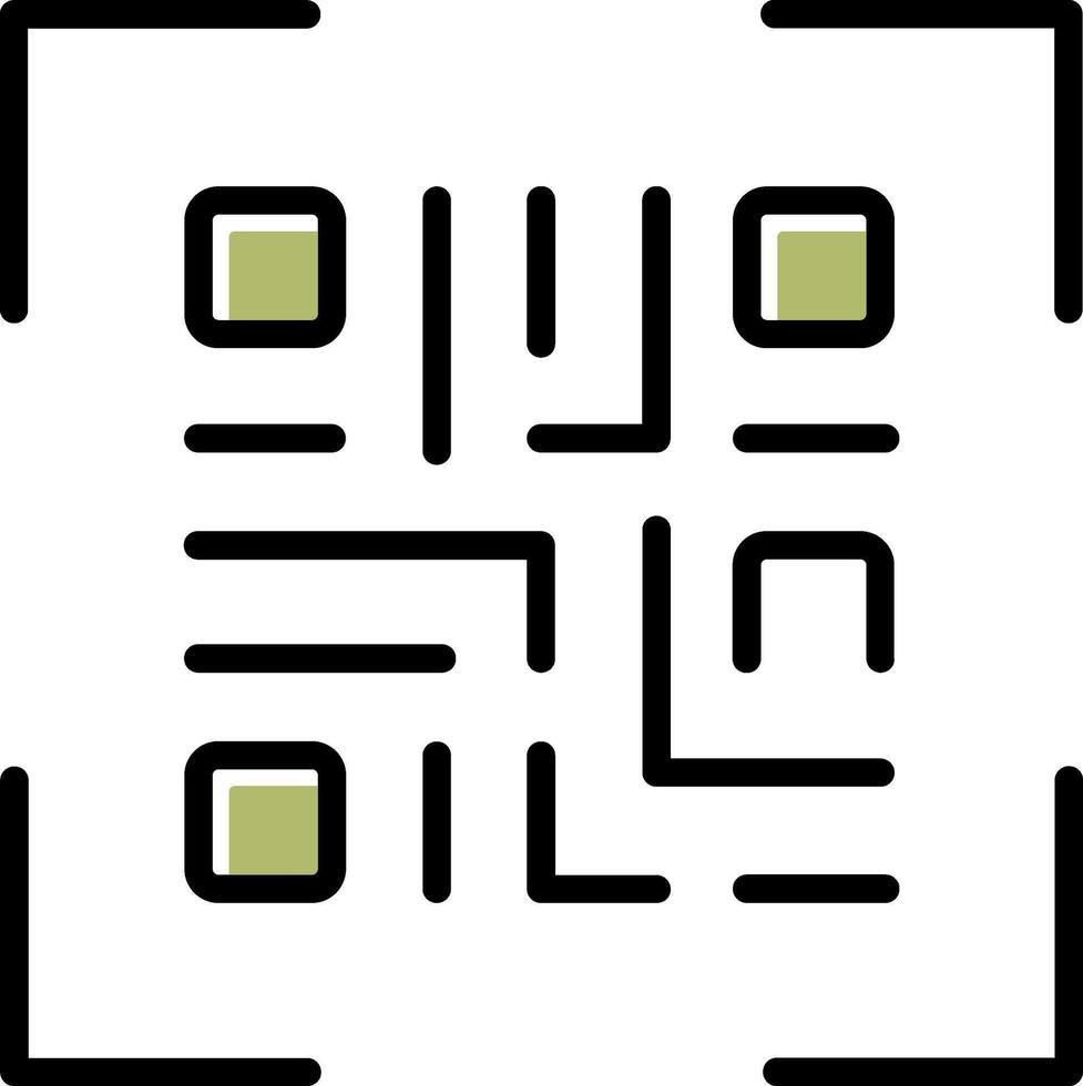 QR Code Generator Icon Design vector