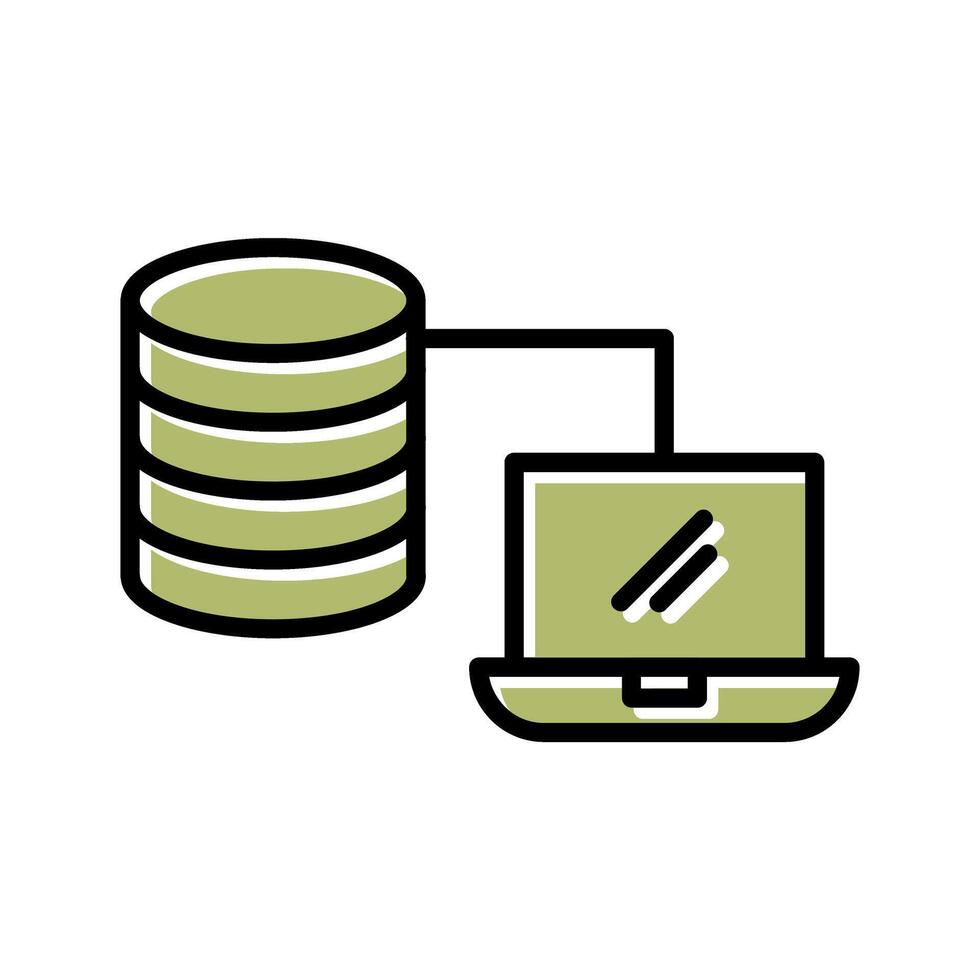 Big Data Icon Design vector