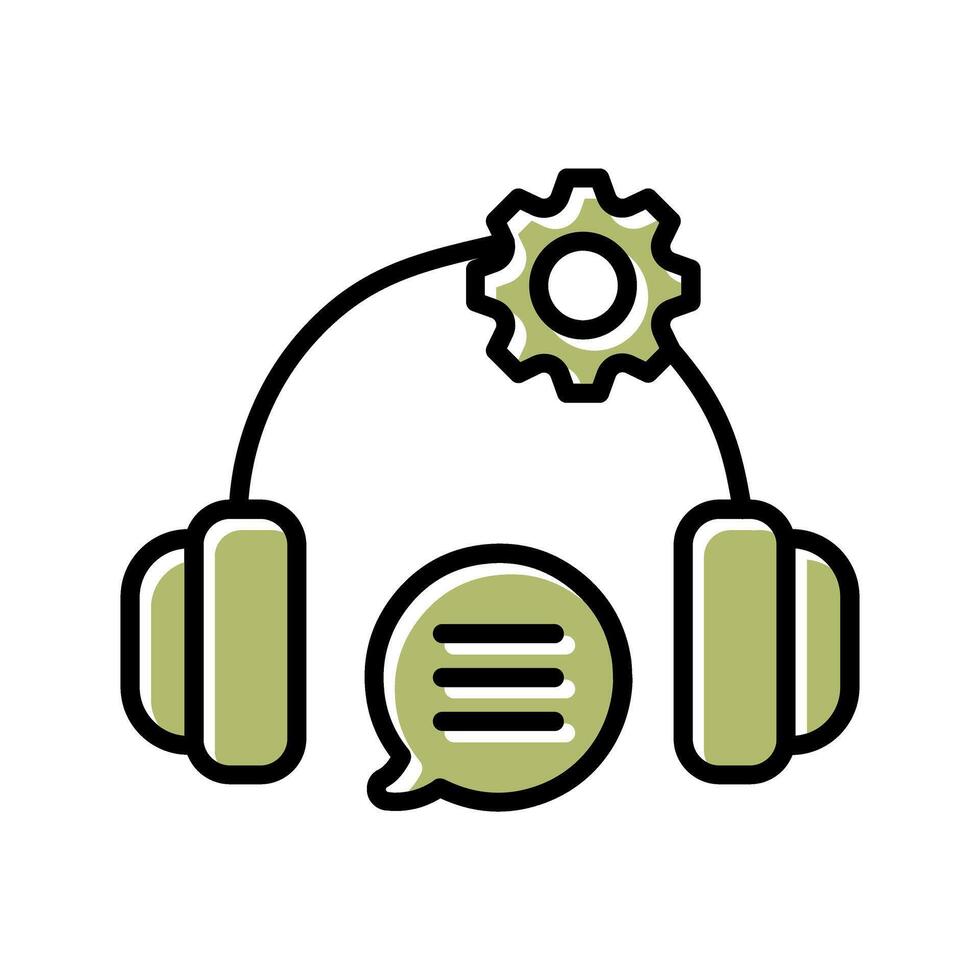 Technical Support Icon Design vector