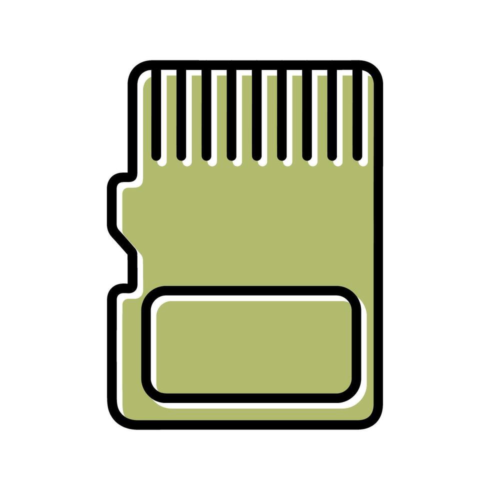Memory Cards Icon Design vector