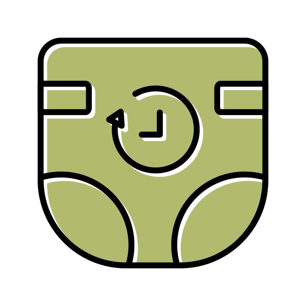 Diaper Duty Icon Design vector