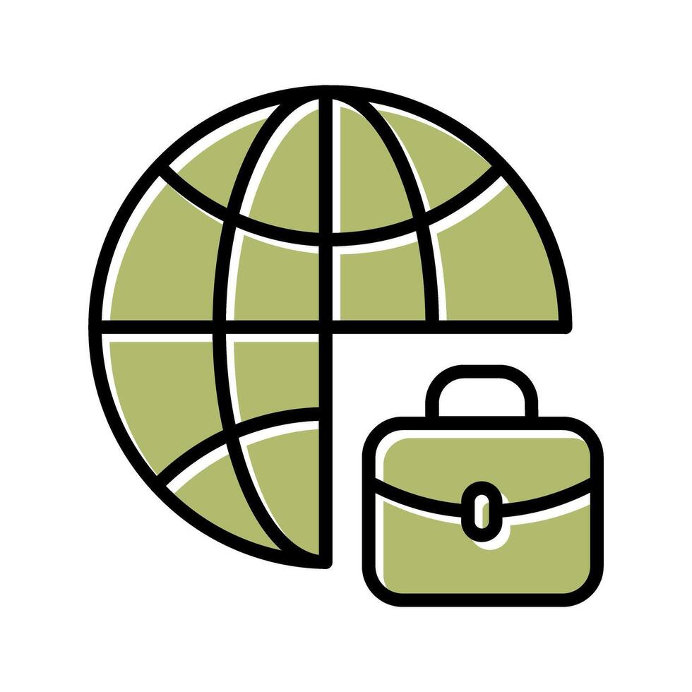 International Job Icon Design vector