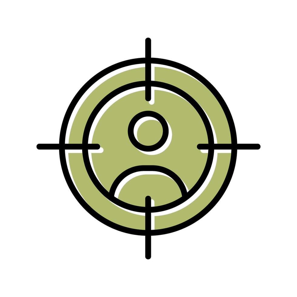 Target Audience Icon Design vector