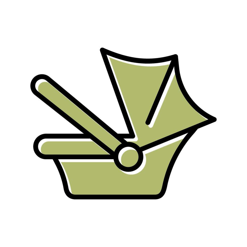 Car Seat Safety Icon Design vector