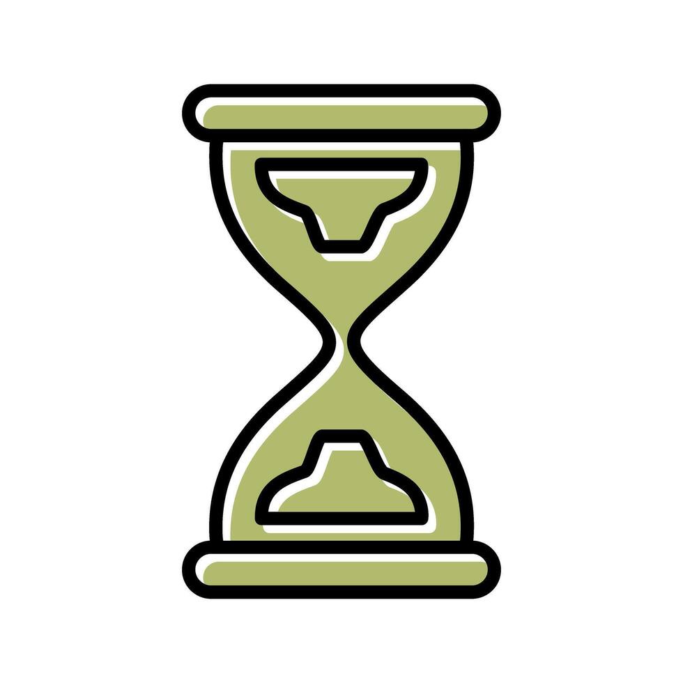 Sand Timer Icon Design vector