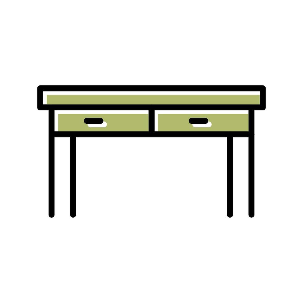 Table Icon Design vector