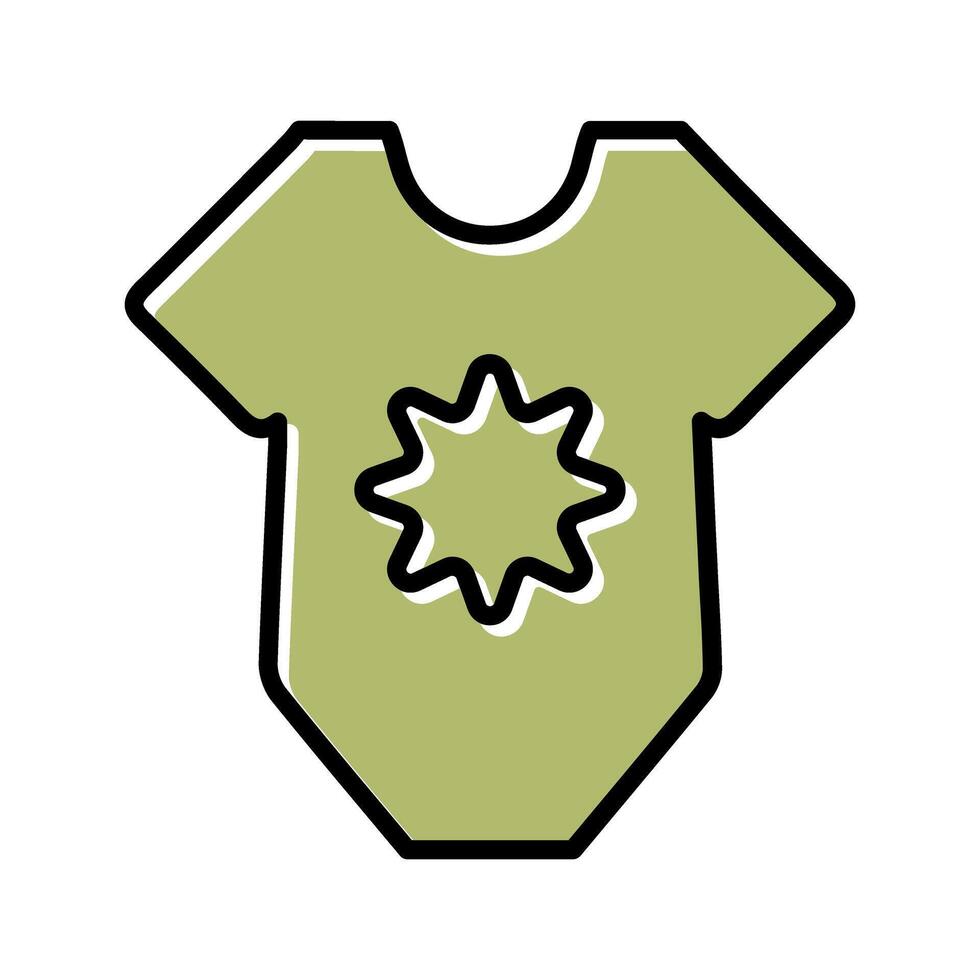 Adorable Onesies Icon Design vector