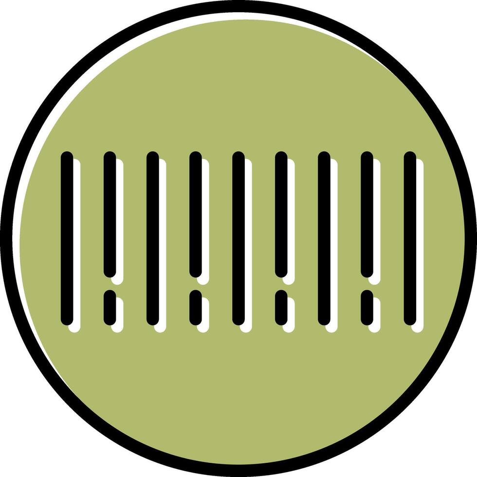 Barcode Sticker Icon Design vector