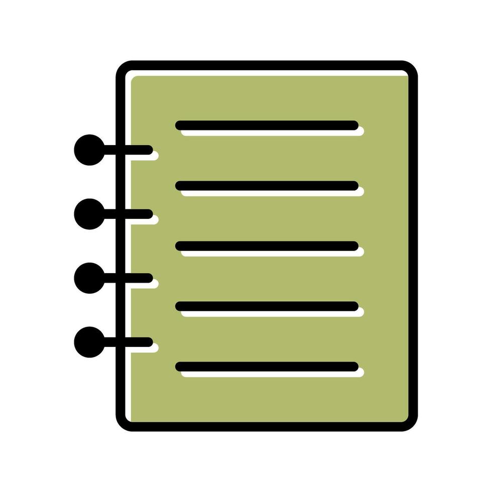 Notepad Icon Design vector