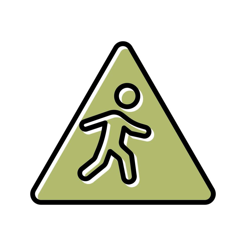 Children Crossing Icon Design vector