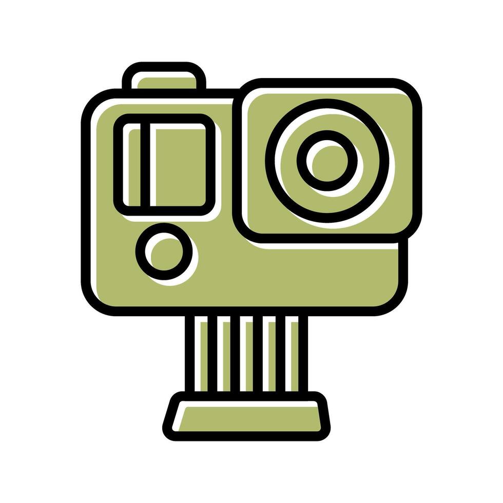 Camera Accessories Icon Design vector