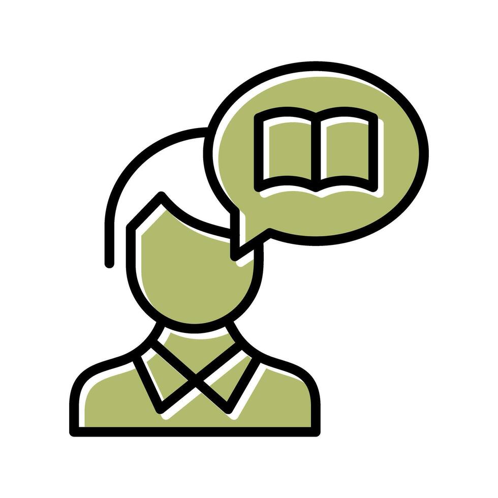 Storytelling Icon Design vector