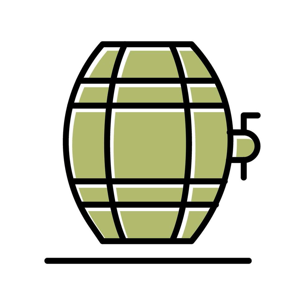 Wine Barrel Rack Icon Design vector