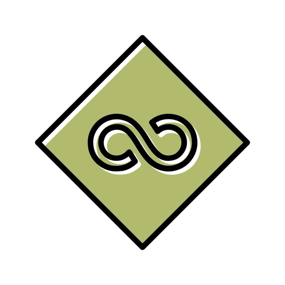 Infinity Sign Icon Design vector