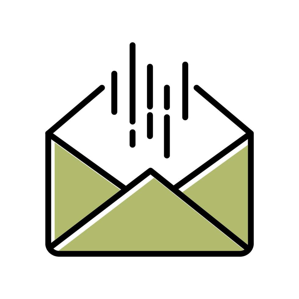 Mail Sorting Icon Design vector