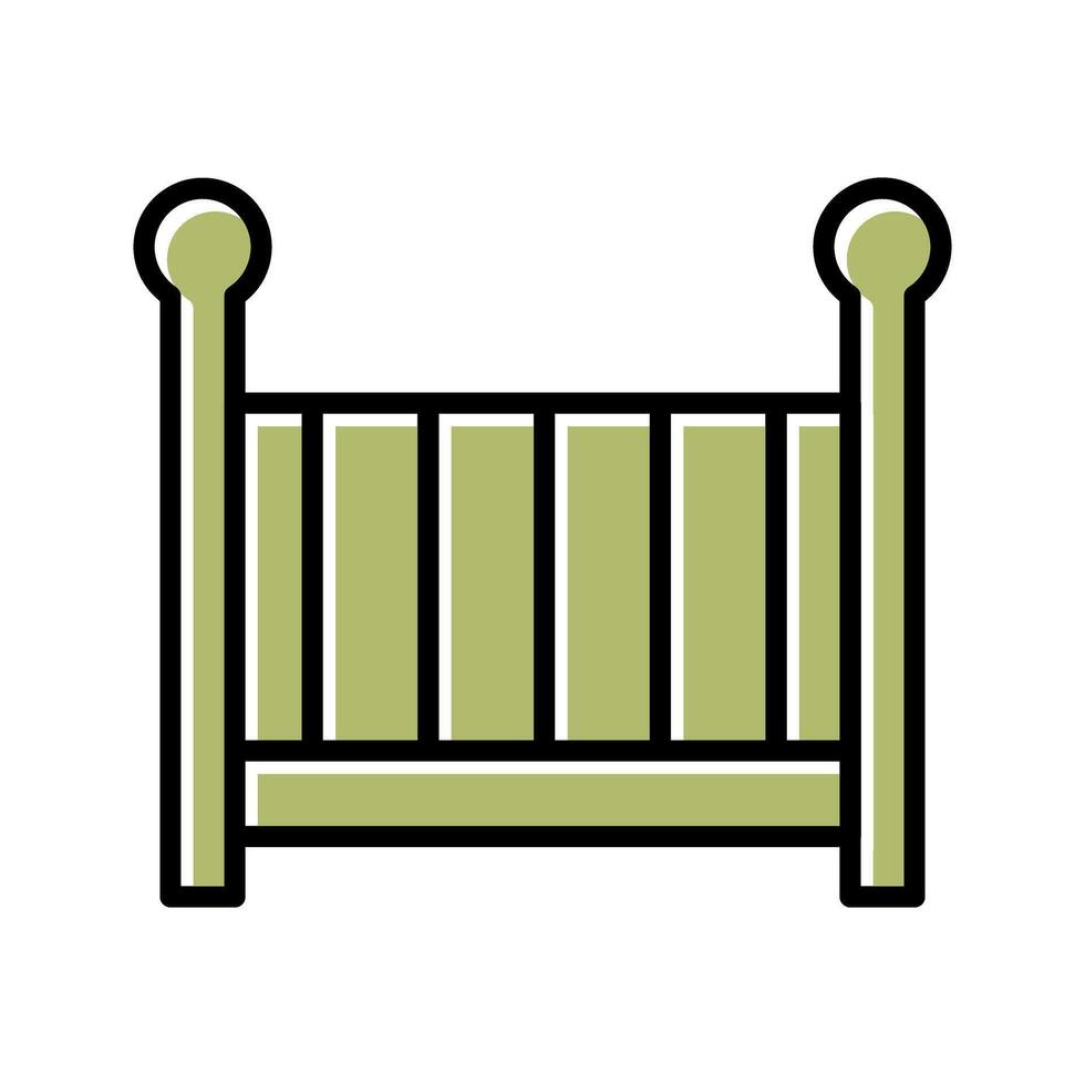 Nursery Cots Icon Design vector