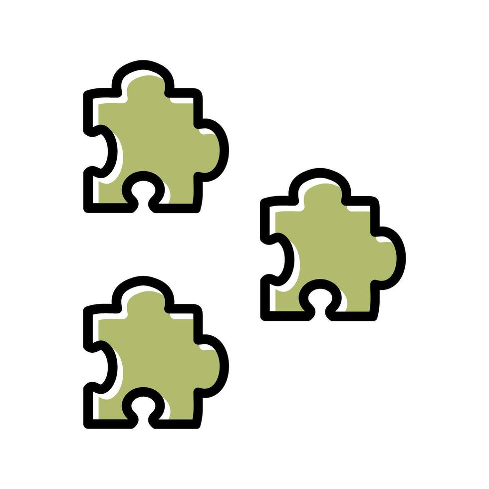 Puzzle Icon Design vector