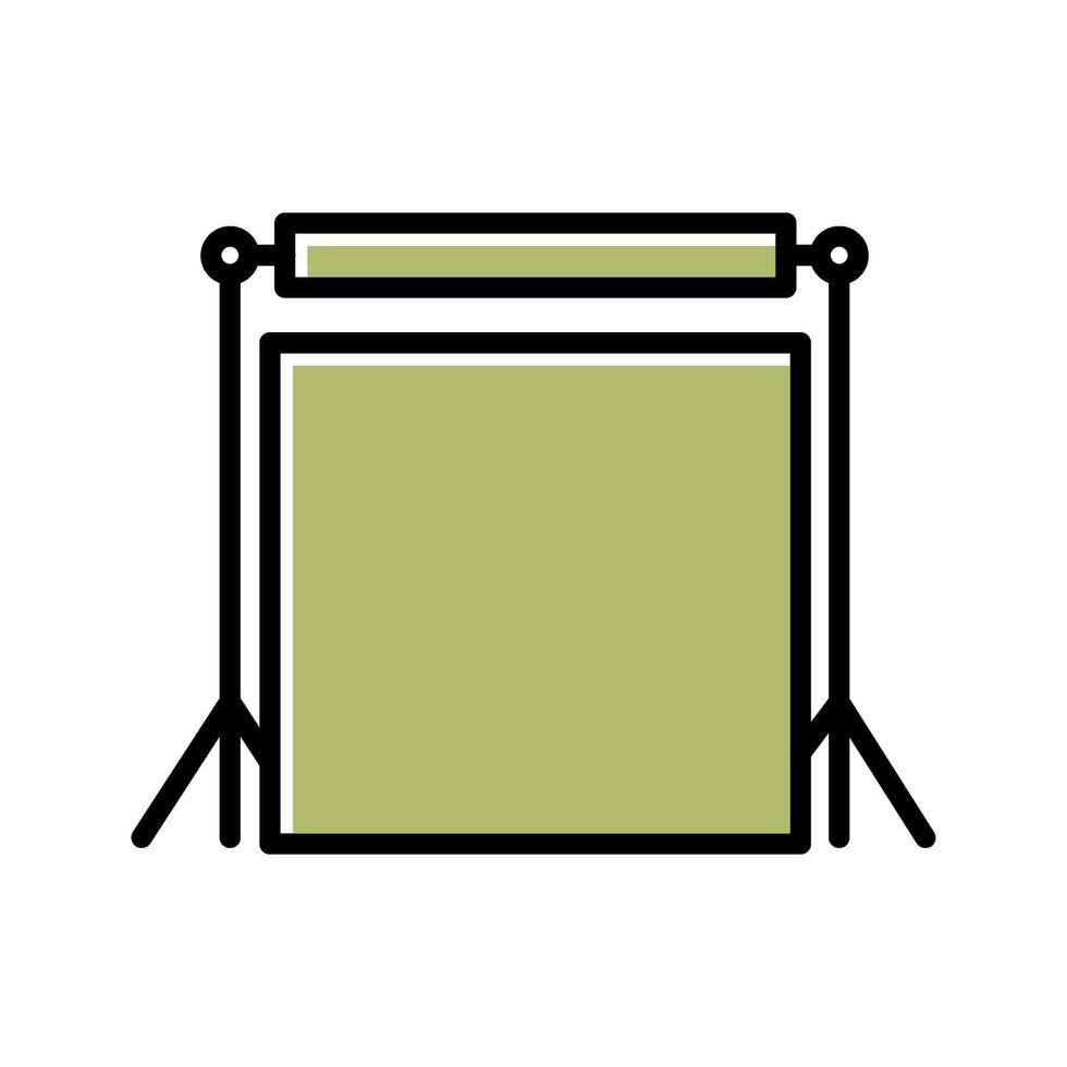 Photography Backdrops Icon Design vector