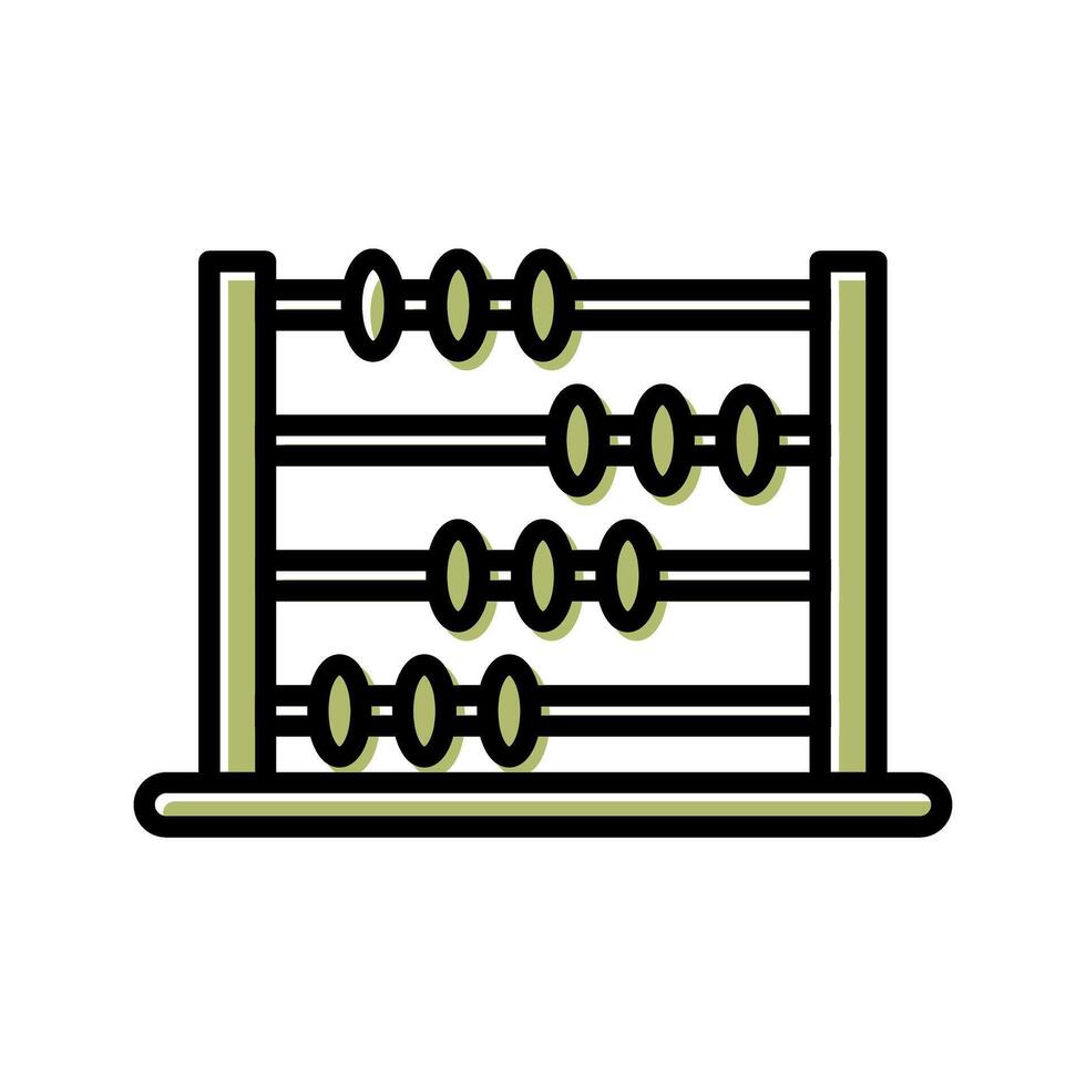 Abacus Icon Design vector