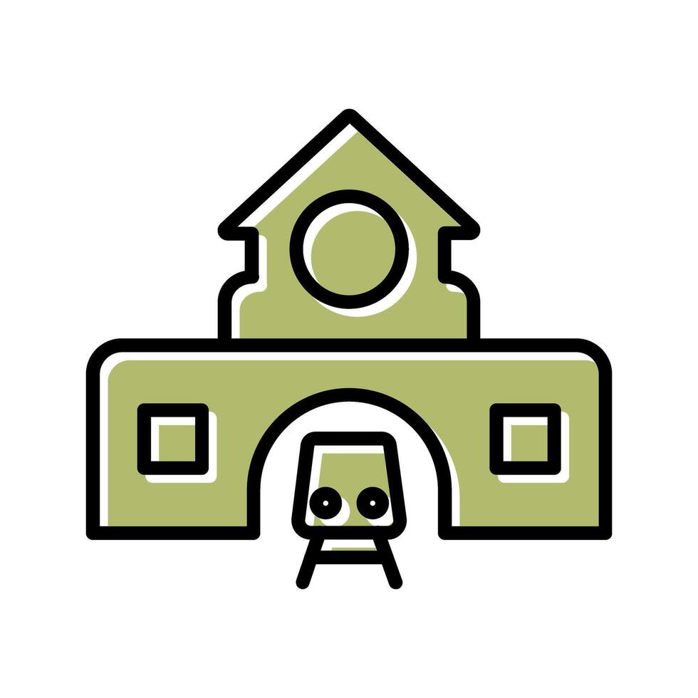 Train Station Icon Design vector