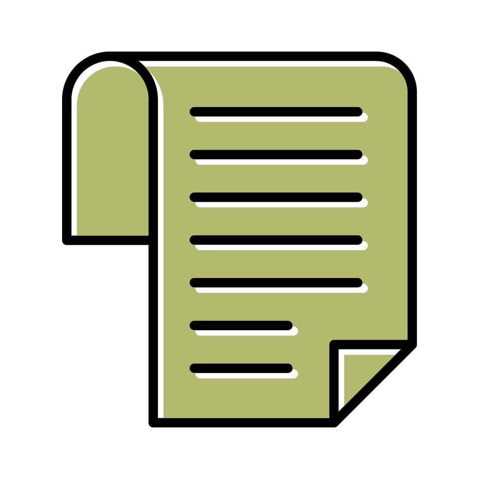 Document Icon Design vector