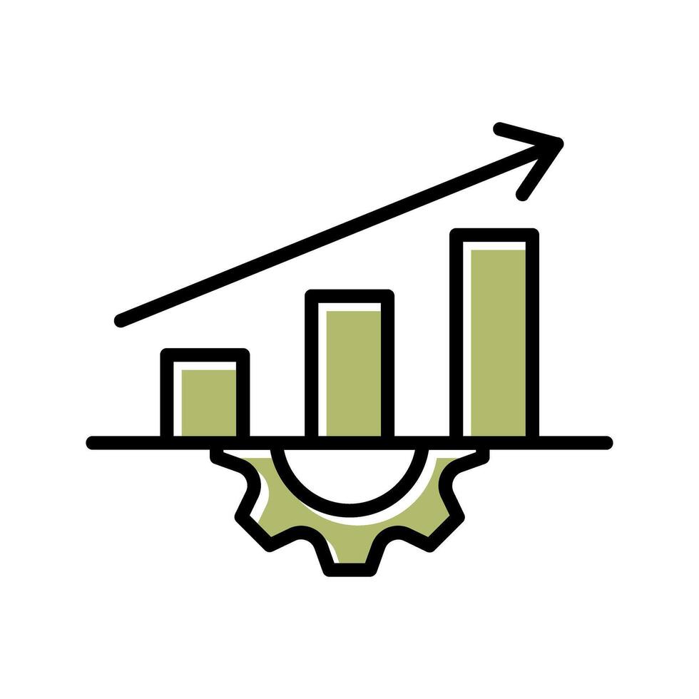 Performance Metrics Icon Design vector