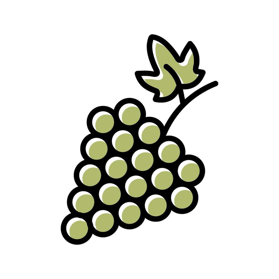 Grapes Icon Design vector
